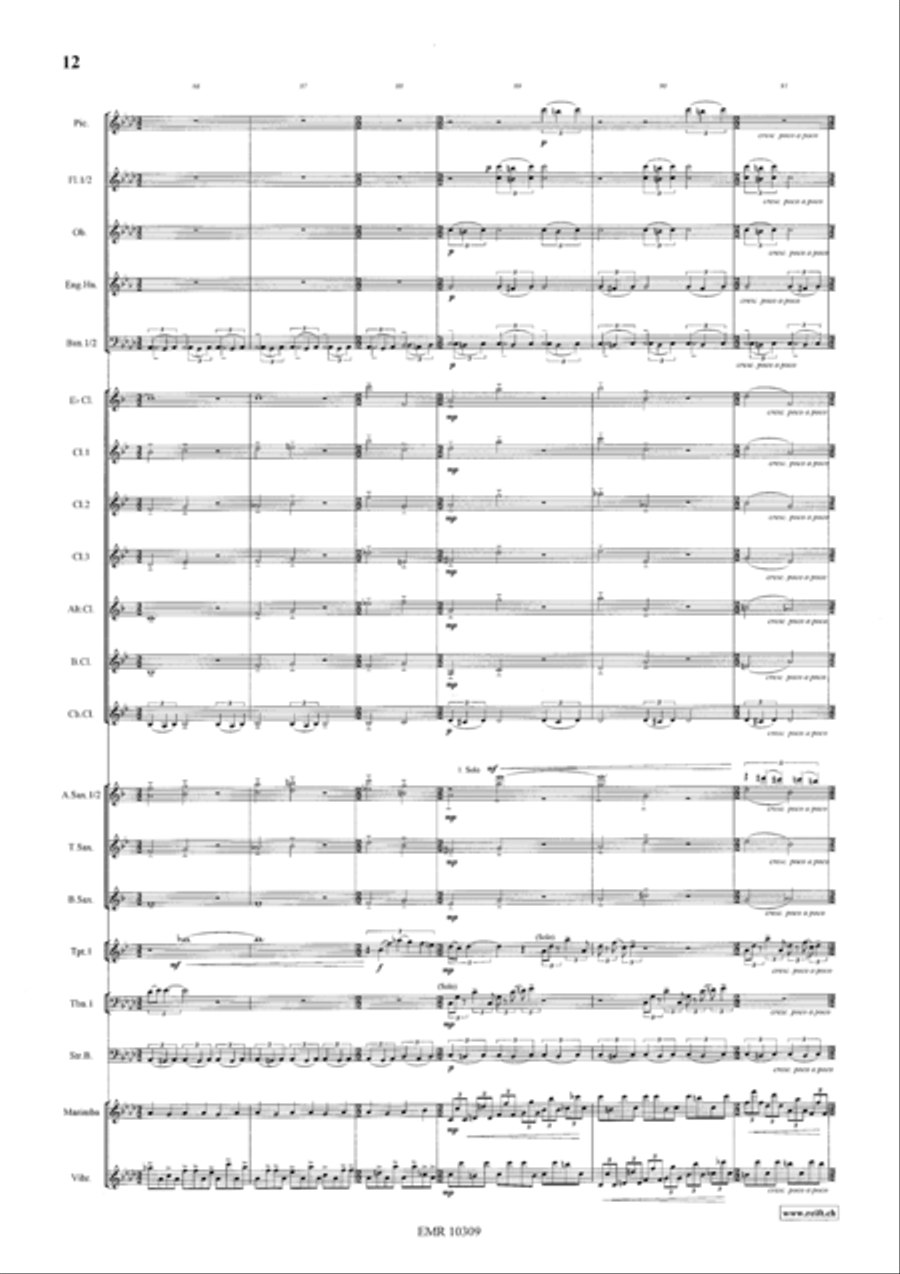 Ground Concert Band scores gallery preview page 14