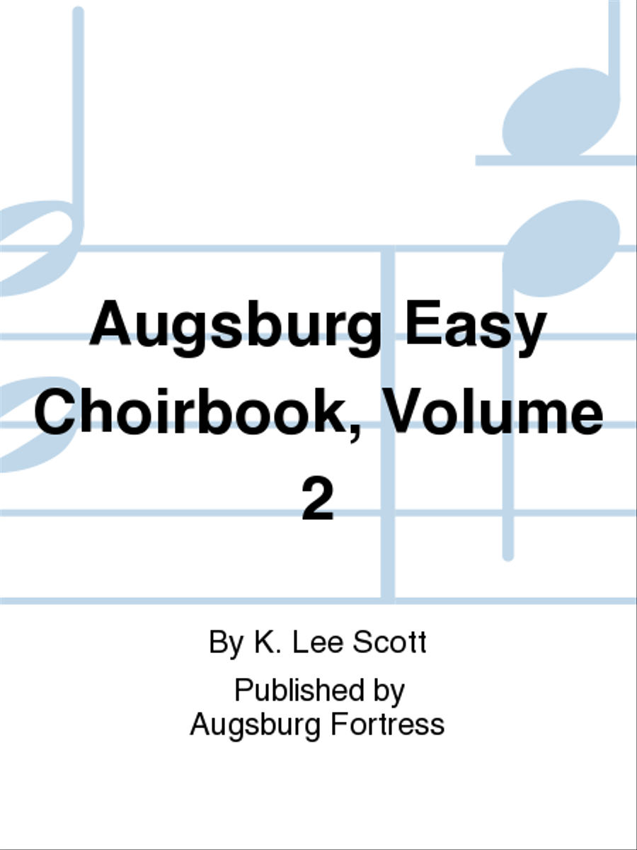 Augsburg Easy Choirbook, Volume 2 3-Part scores gallery preview page 1