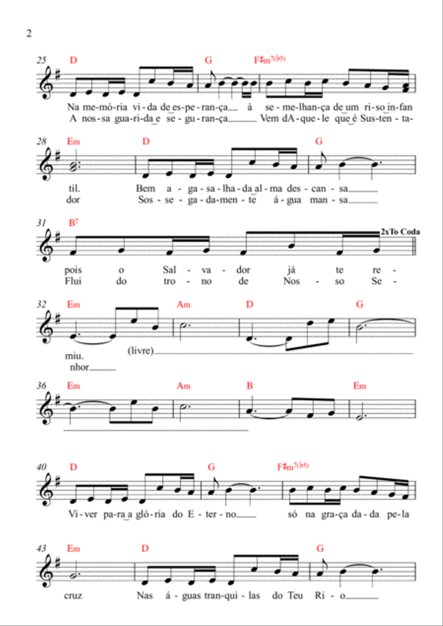 Rio de paz Piano scores gallery preview page 2