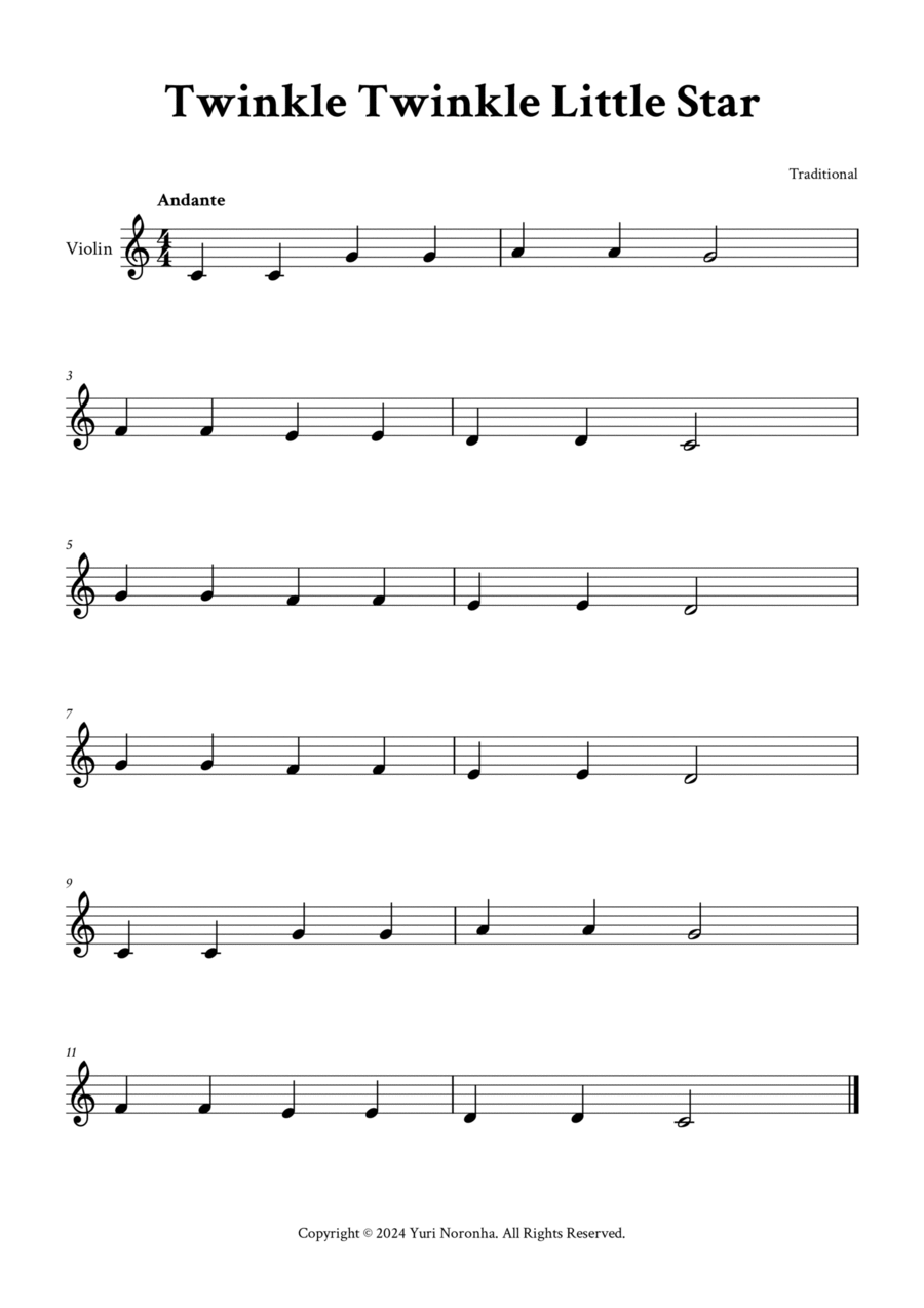 Twinkle twinkle little outlet star lead sheet