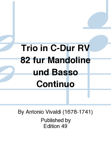 Trio in C-Dur RV 82 fur Mandoline und Basso Continuo