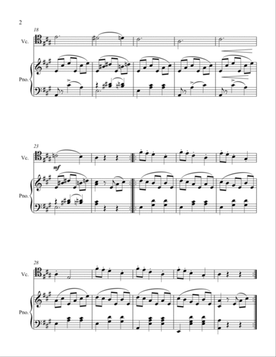 Waltz Piano scores gallery preview page 2