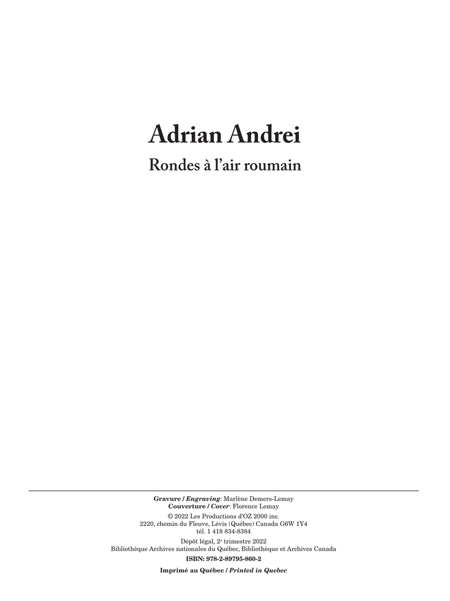 Rondes à l'air roumain by Adrian Andrei Classical Guitar - Digital Sheet Music page 2