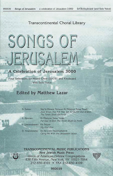 Songs of Jerusalem