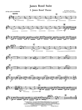 James Bond Suite (Medley): E-flat Alto Saxophone