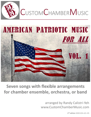Book cover for American Patriotic Music for All, Volume 1 (Flexible Ensemble)