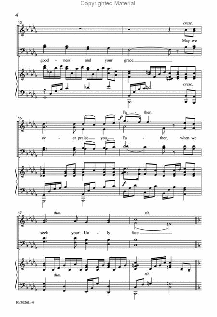 A Grateful Heart 4-Part scores gallery preview page 4