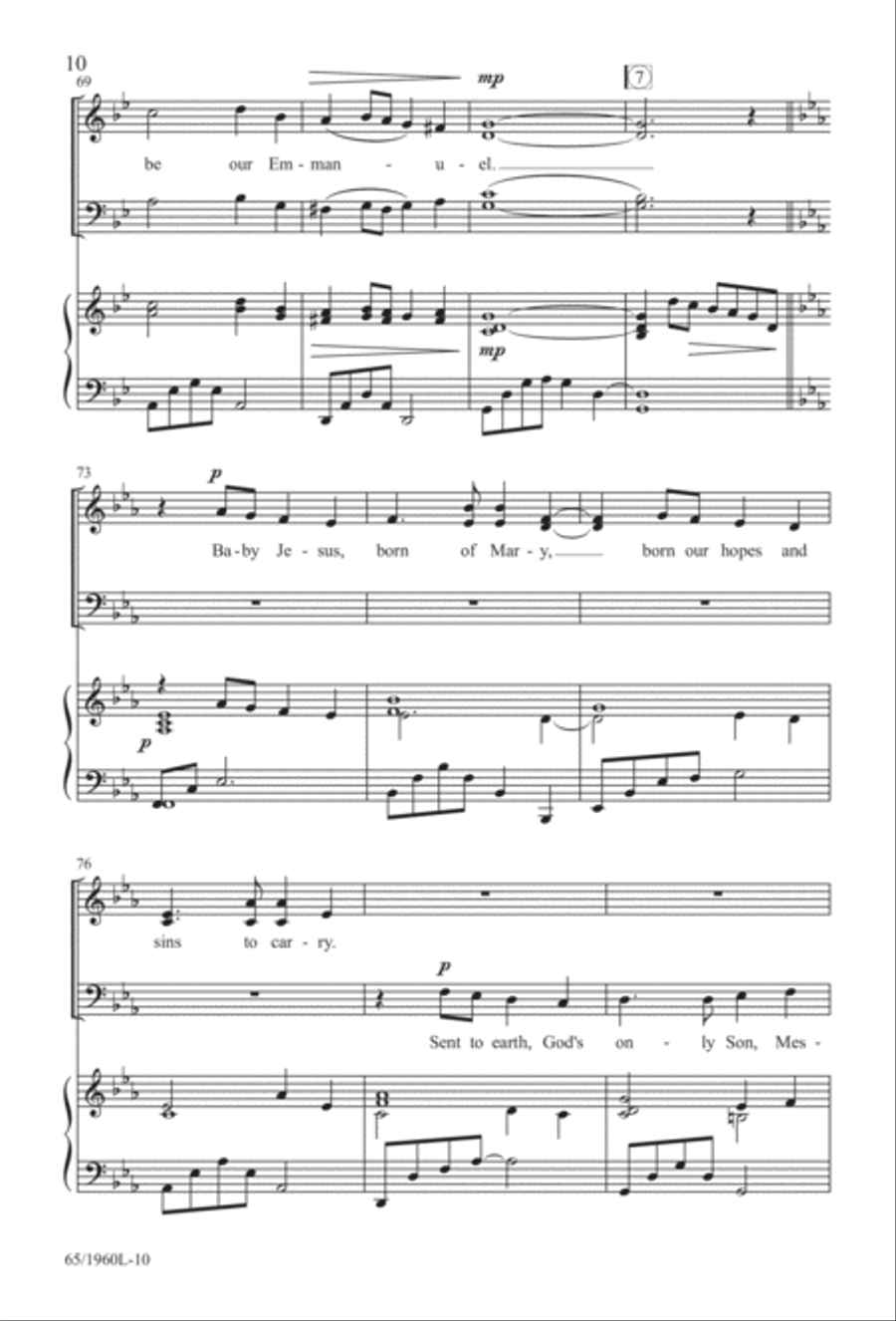 A New Birth...A New Beginning 4-Part scores gallery preview page 11