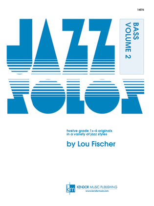 Book cover for Jazz Solos For Bass, Volume 2