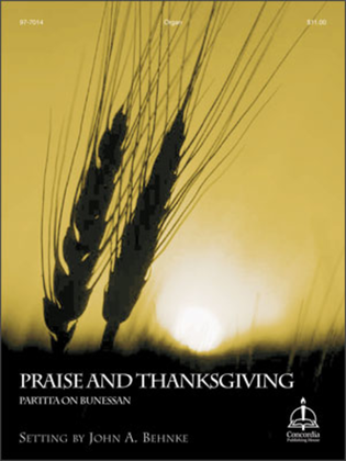Book cover for Praise and Thanksgiving