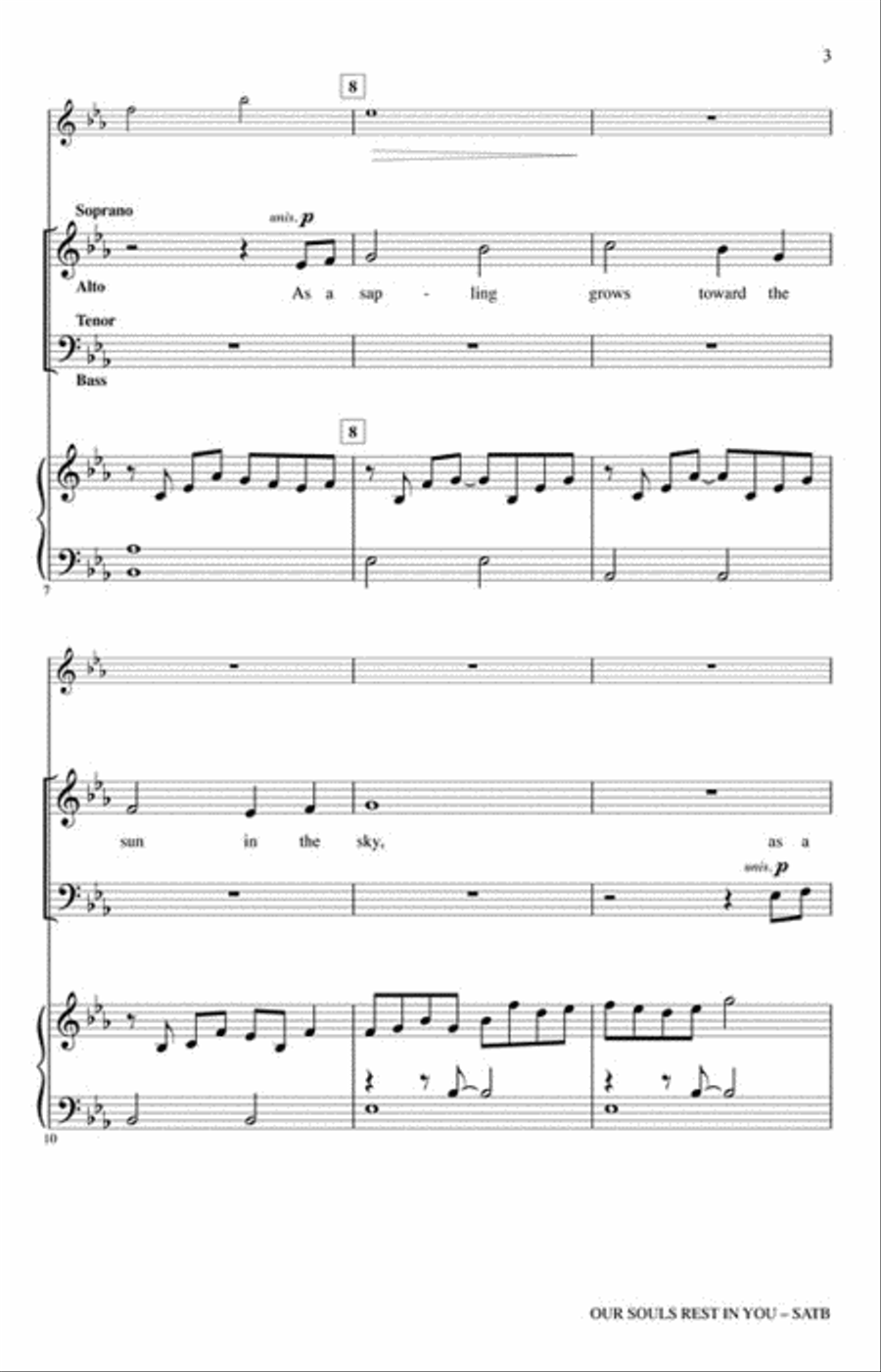 Our Souls Rest in You 4-Part scores gallery preview page 3