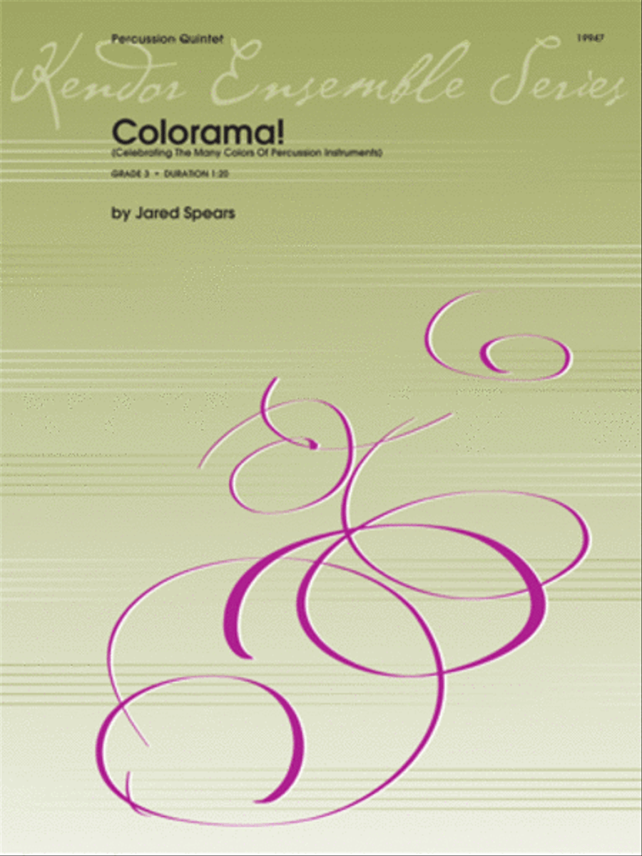Colorama! (Celebrating The Many Colors Of Percussion Instruments) Snare Drum scores gallery preview page 1