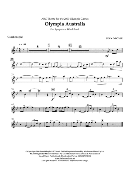 Olympia Australis (Symphonic Wind Band) - Glockenspiel