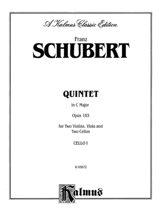 Book cover for String Quintet in C Major, Op. 163: Cello