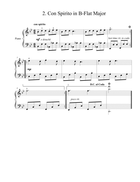 Four Etudes for Late Elementary Piano Students image number null