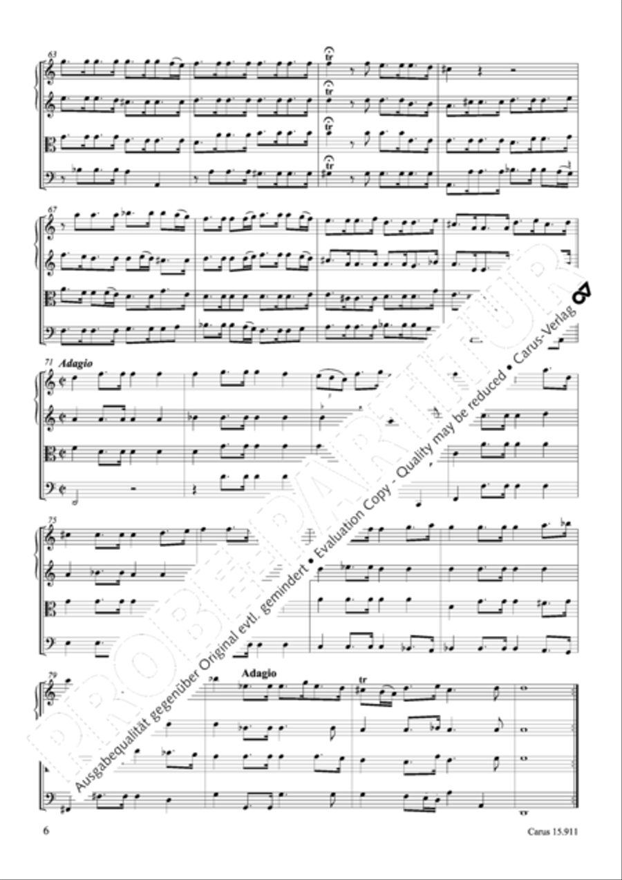 Ouverture in d Oboe scores gallery preview page 7
