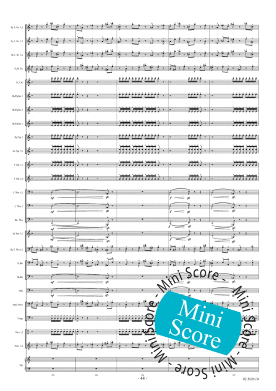 Migyur Fanfare Band scores gallery preview page 54
