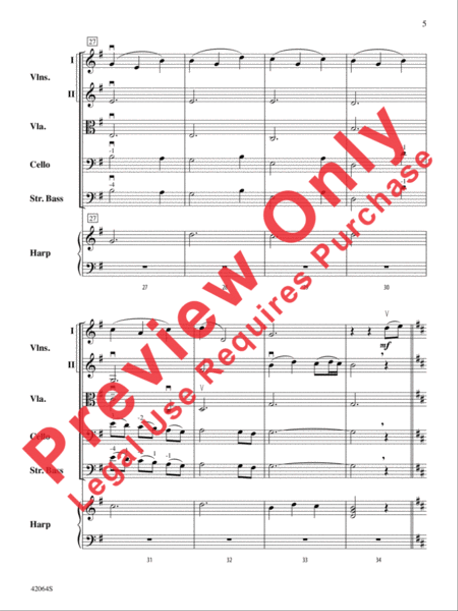 An Irish Farewell An Irish Farewell String Orchestra scores gallery preview page 6