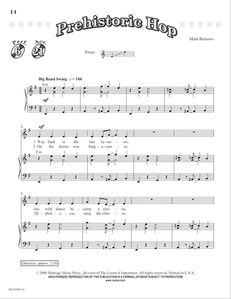 The Box Unison Choir scores gallery preview page 15