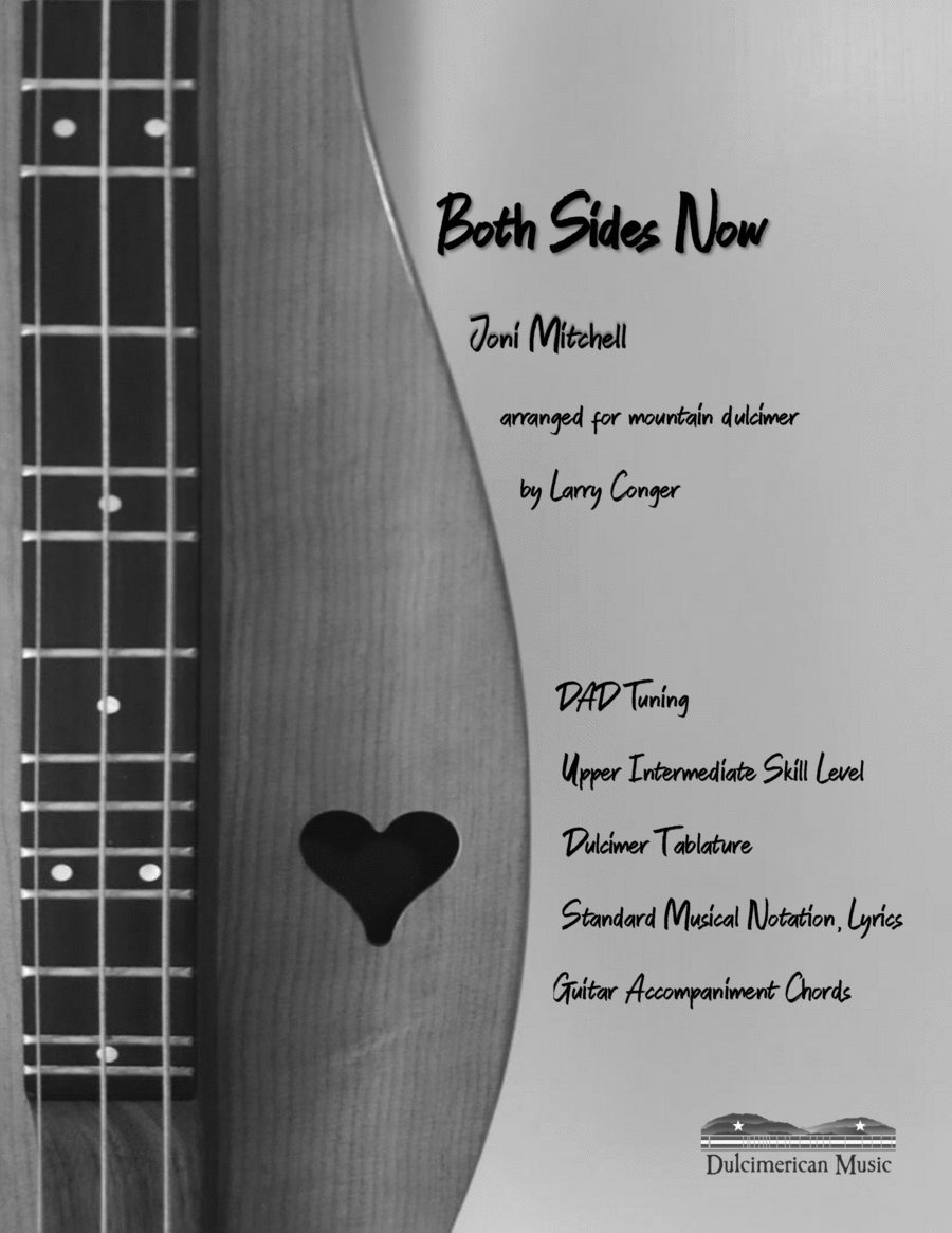 Both Sides Now Dulcimer scores gallery preview page 1