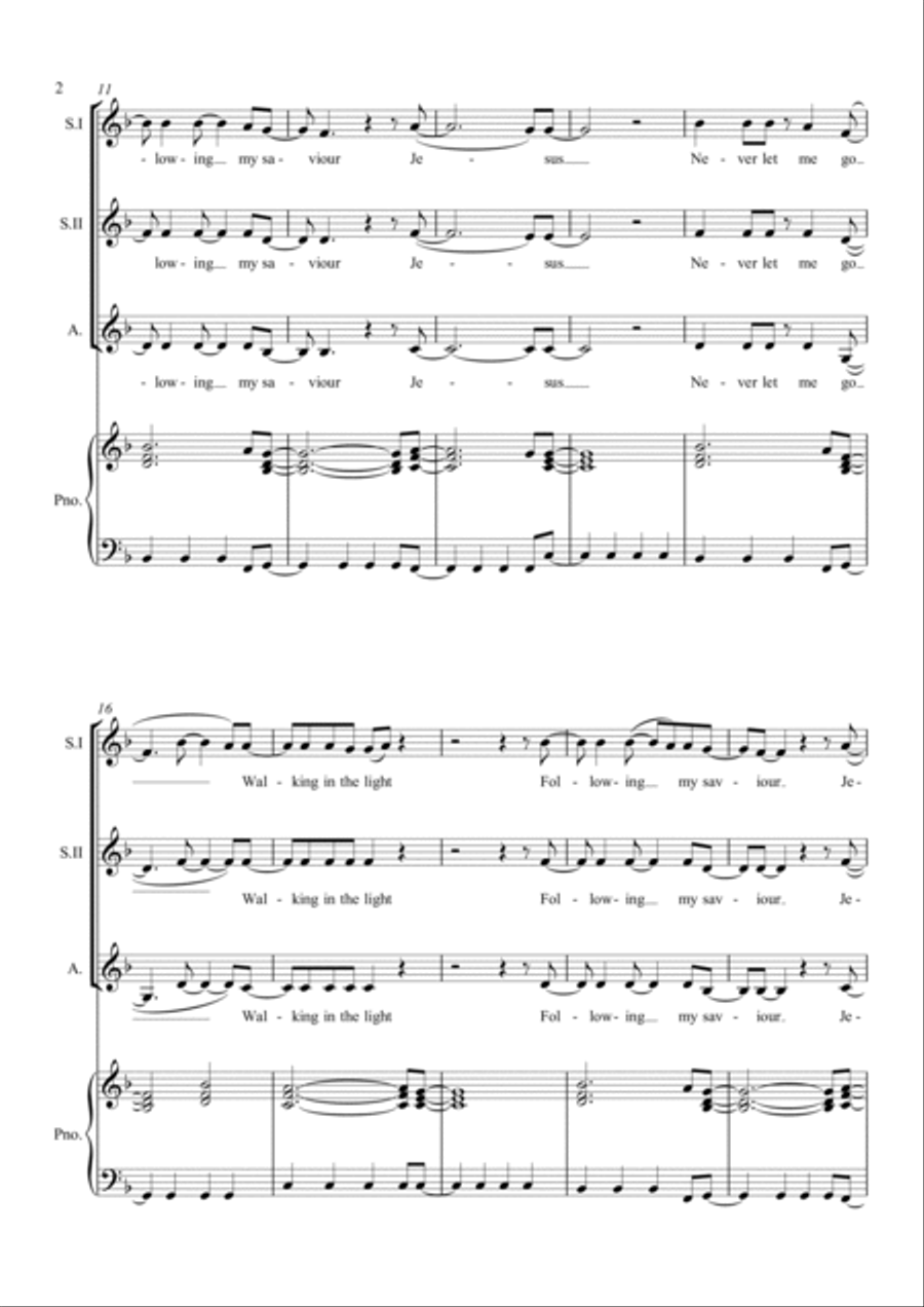 Walking In The Light Walking In The Light SSA scores gallery preview page 2