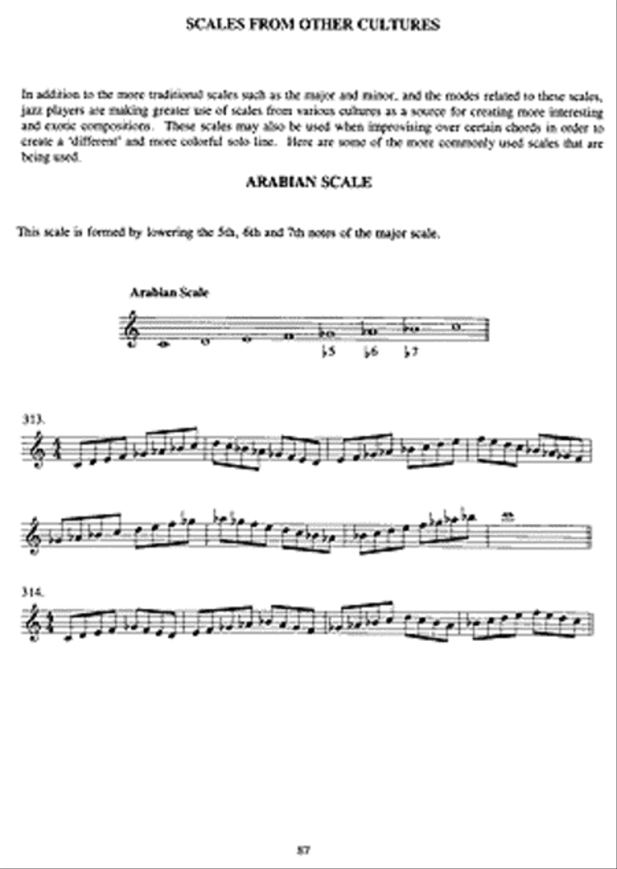 Encyclopedia of Scales, Modes & Melodic Patterns Saxophone scores gallery preview page 4