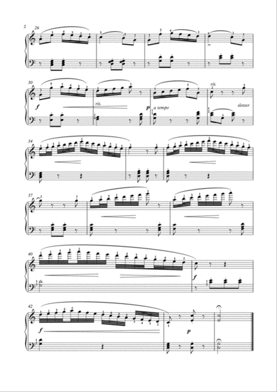 Masterpieces for easy piano 4 by E. Bach and L.v.Beethoven Easy Piano scores gallery preview page 3