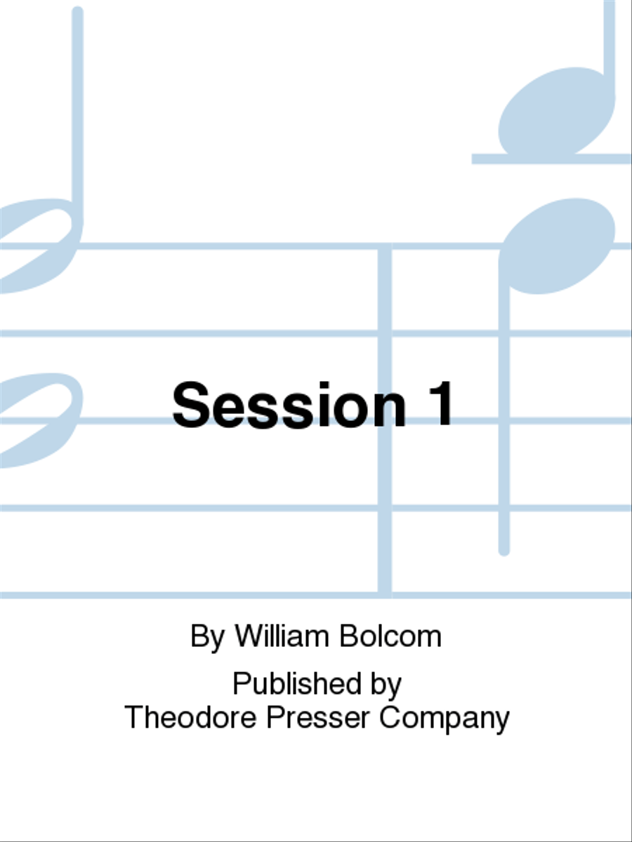 Session I Chamber Music scores gallery preview page 1