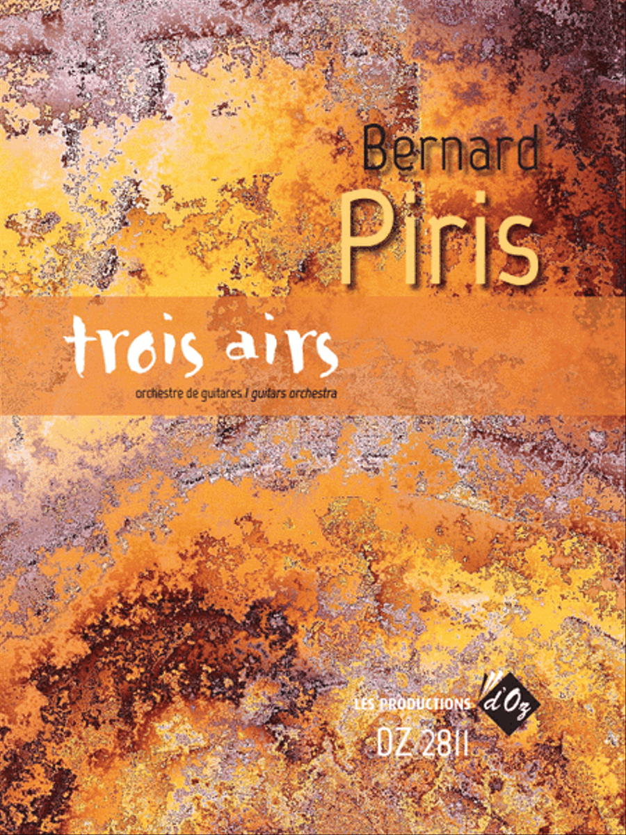 Trois airs Guitar Ensemble scores gallery preview page 1