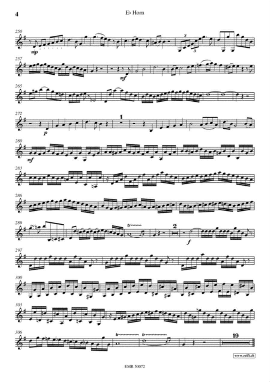 Grand Concerto Horn scores gallery preview page 5