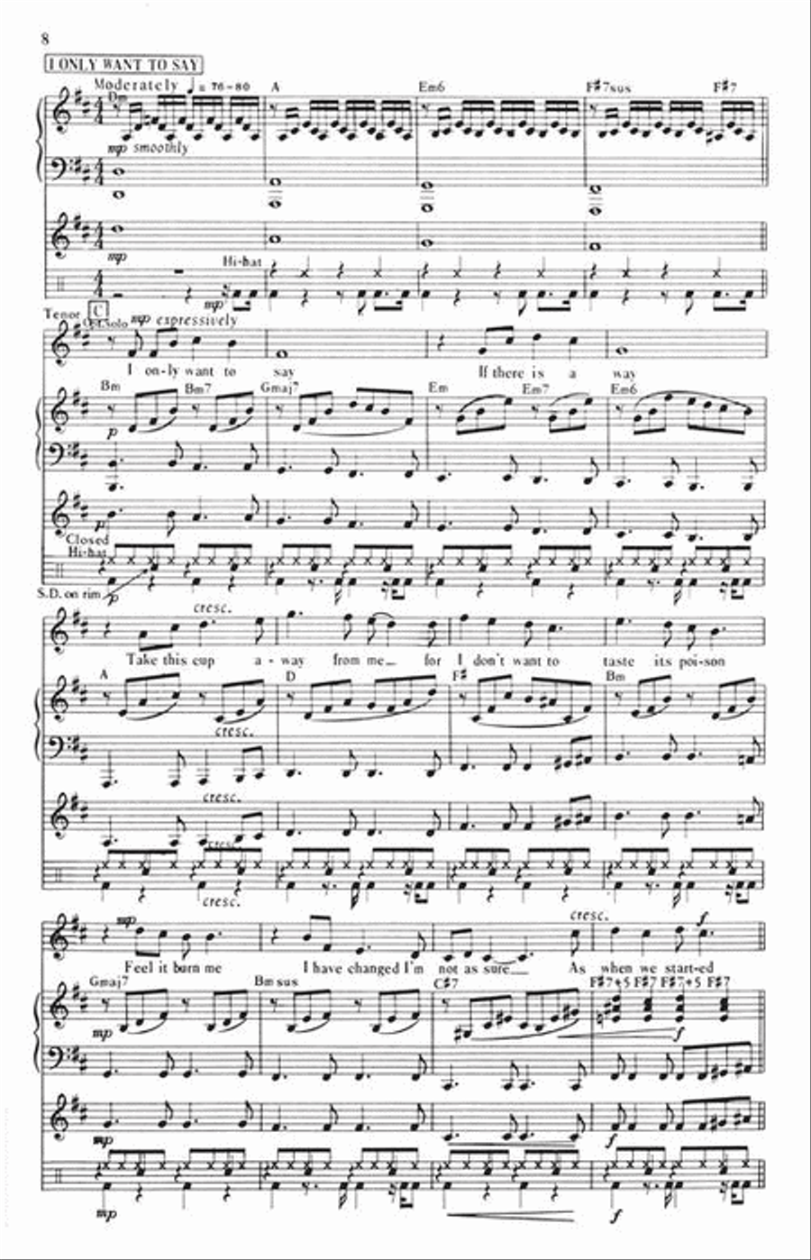 Jesus Christ Superstar, Selections from 4-Part scores gallery preview page 5