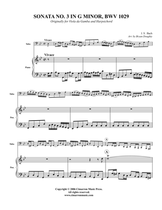 Book cover for Sonata BWV 1029