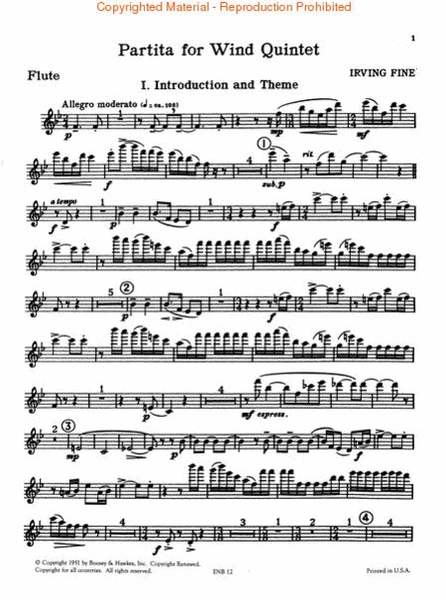Partita for Woodwind Quintet