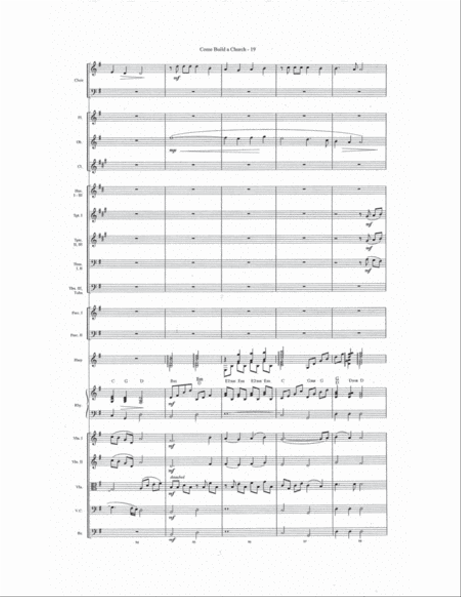 Come Build a Church Come Build a Church Choir scores gallery preview page 20