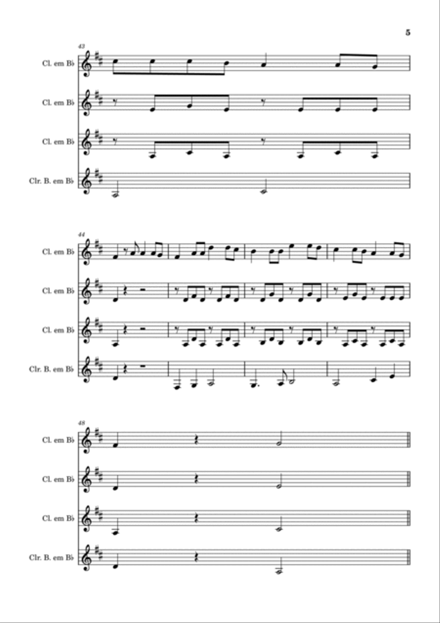 The Boat Capsized The Boat Capsized Woodwind Ensemble scores gallery preview page 6