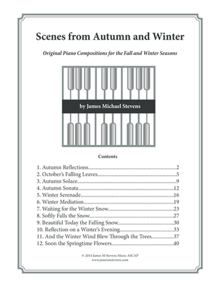 Book cover for Scenes from Autumn and Winter (Piano Book)