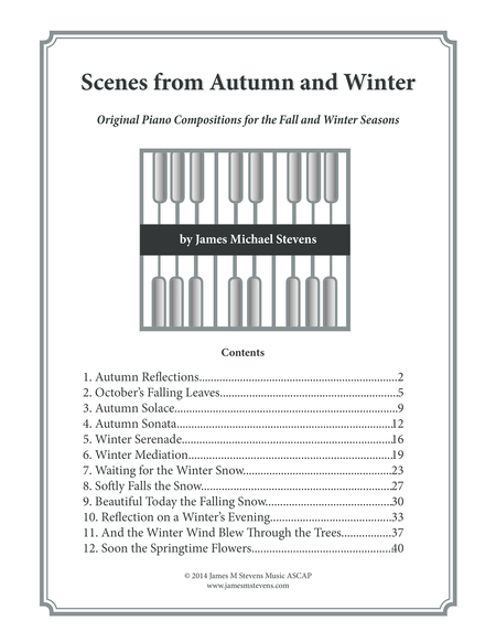 Scenes from Autumn and Winter (Piano Book) image number null