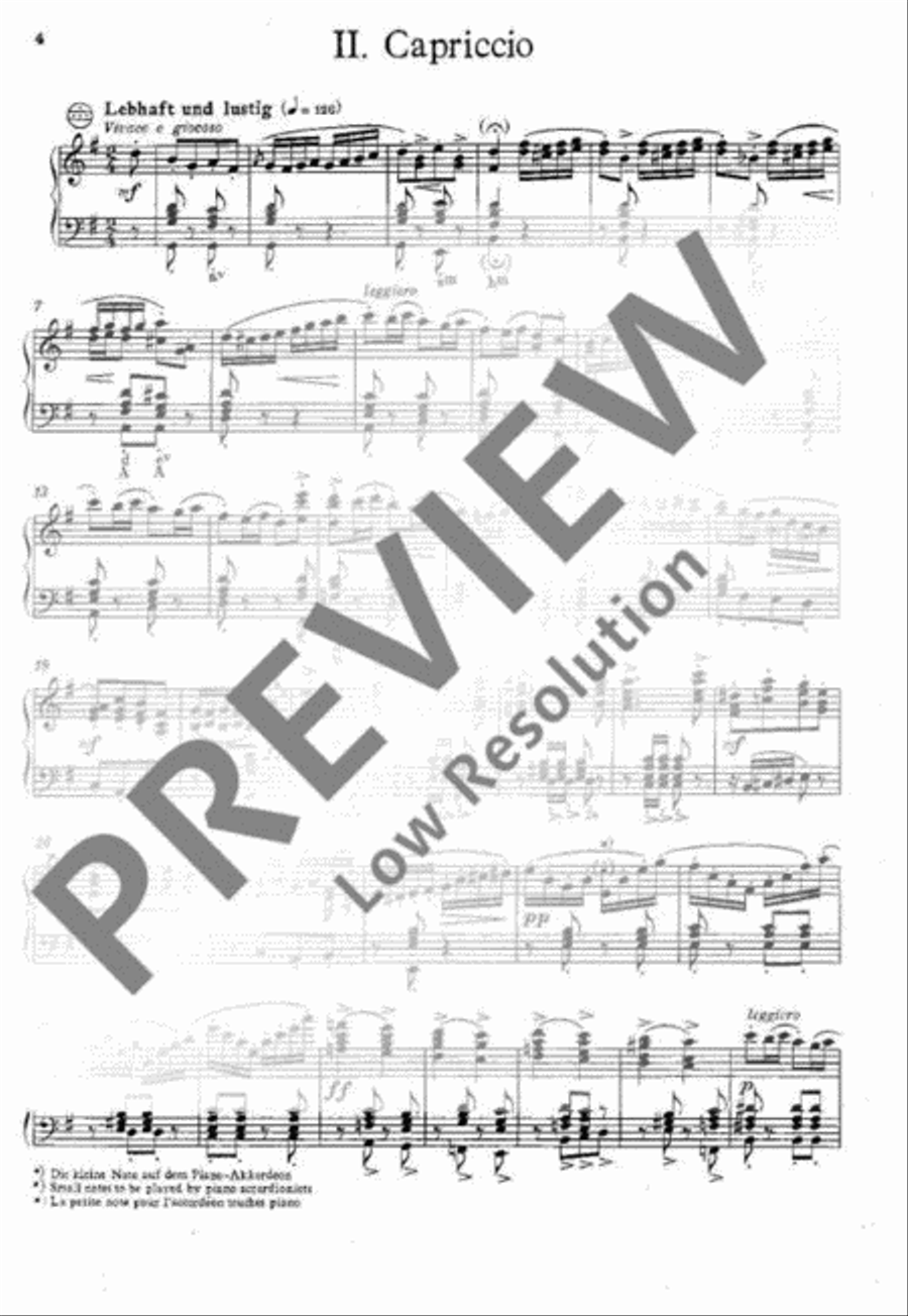 Herbst-Elegie und Capriccio Accordion scores gallery preview page 5