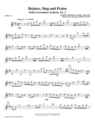 Rejoice, Sing And Praise - Violin 1