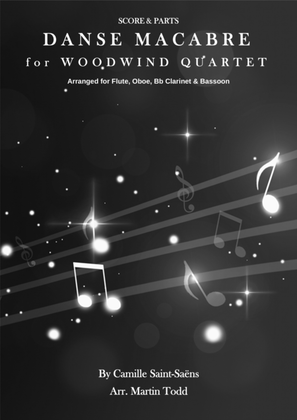 Book cover for Danse Macabre for Woodwind Quartet