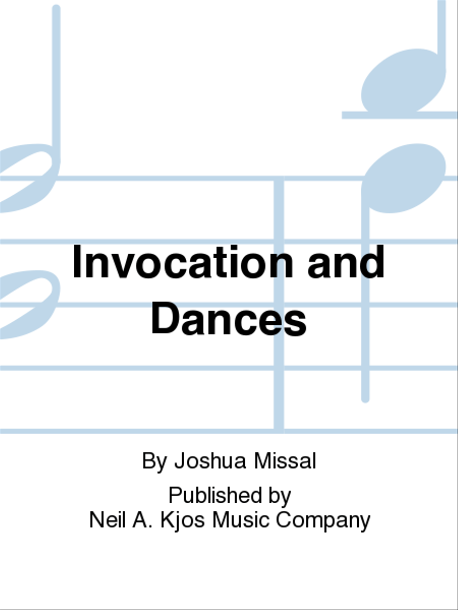 Invocation and Dances Orchestra scores gallery preview page 1