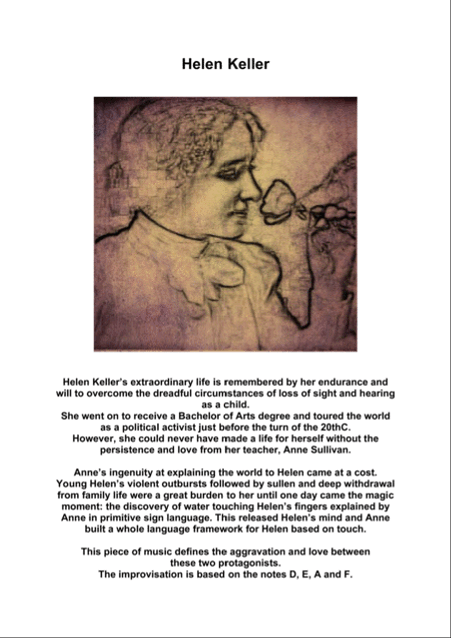 HELEN KELLER 2 Pianos, 4-Hands scores gallery preview page 3