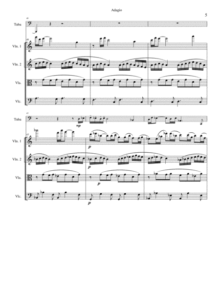 Suite for Tuba and String Quartet image number null