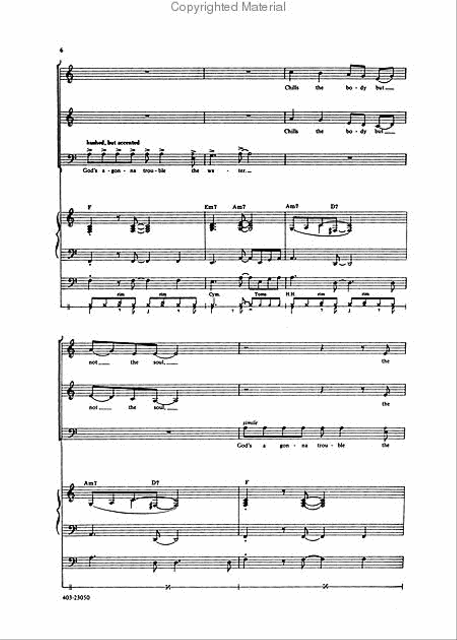 Wade in the Water 3-Part scores gallery preview page 3