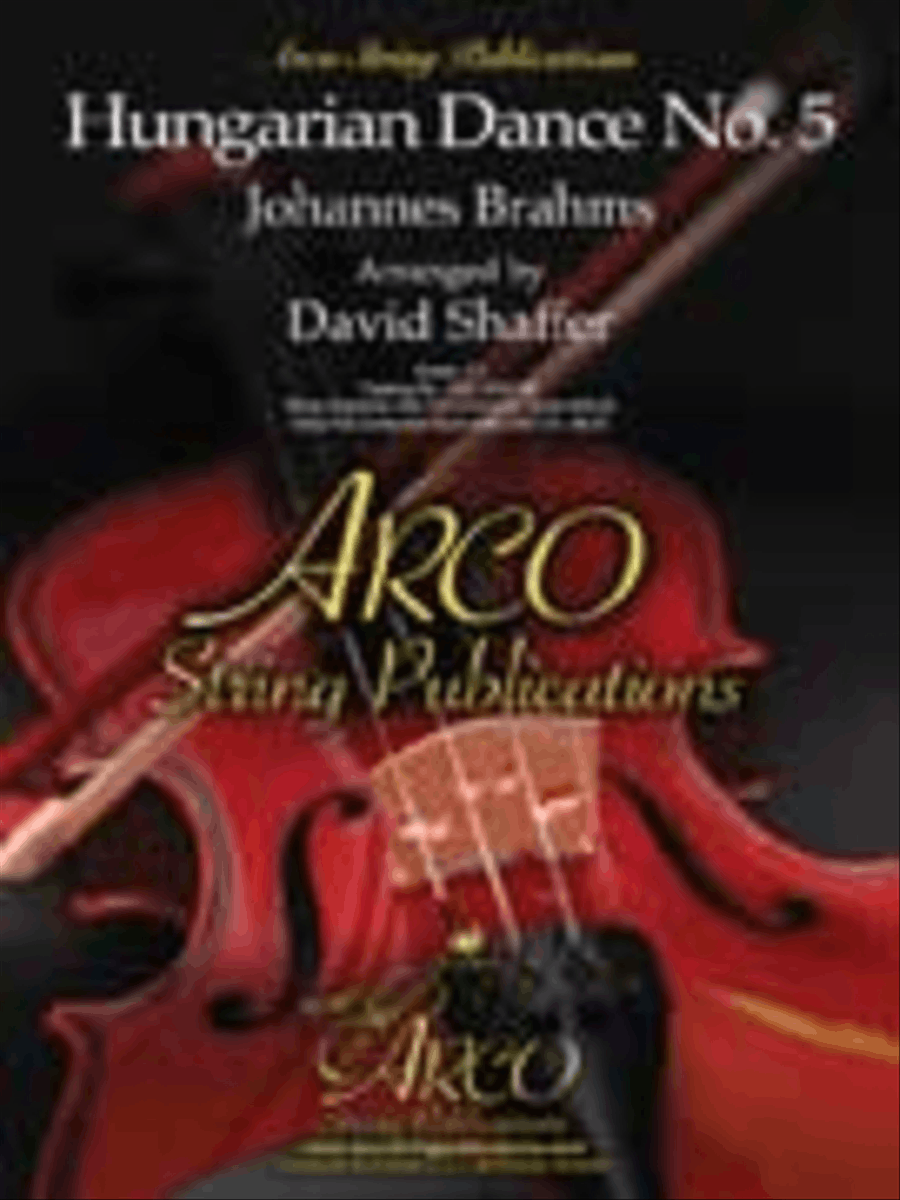 Hungarian Dance No. 5 String Orchestra scores gallery preview page 1