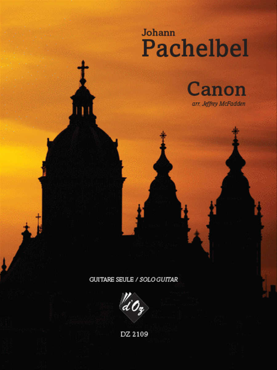 Canon in D Classical Guitar scores gallery preview page 1