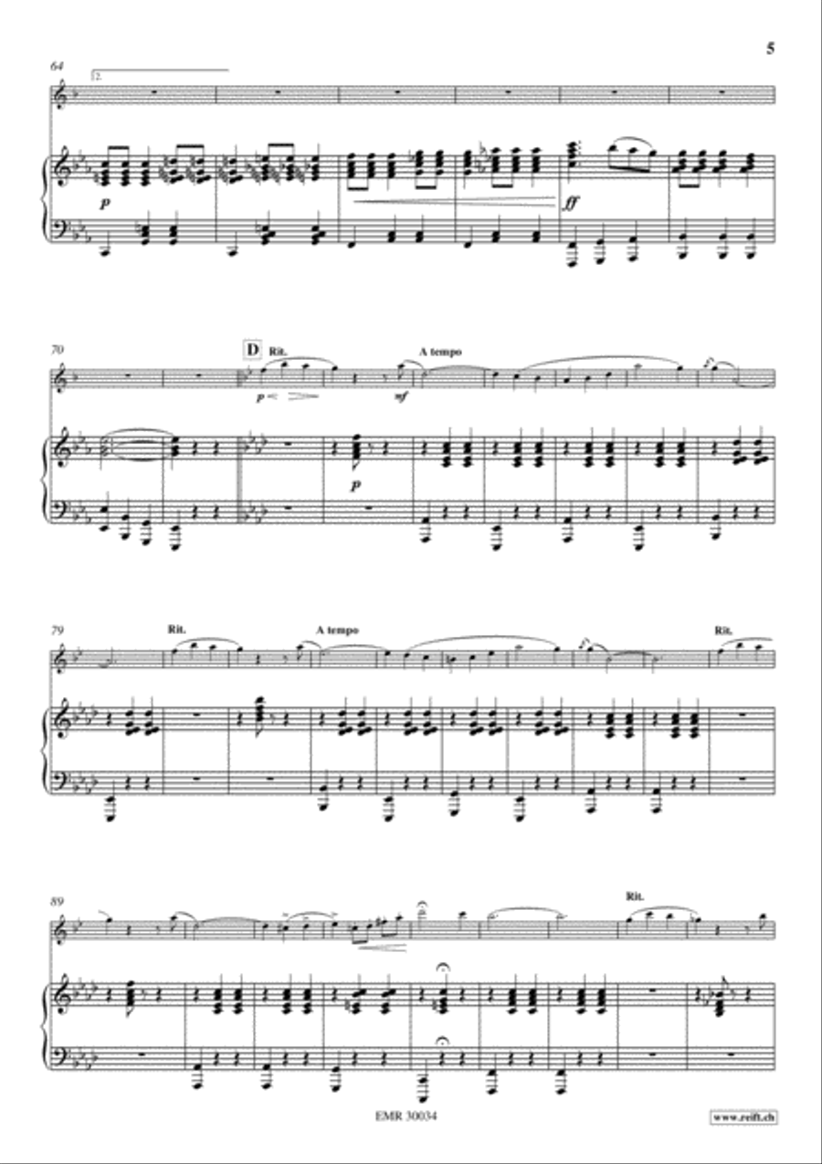 Love's Enchantment Soprano Saxophone scores gallery preview page 5
