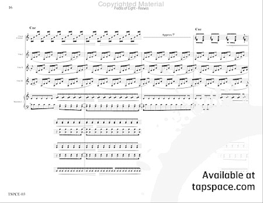 Pieces of Eight Percussion Ensemble scores gallery preview page 19