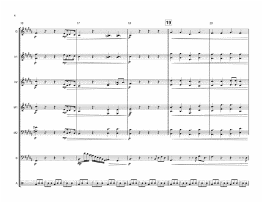In My Room Percussion Ensemble scores gallery preview page 5