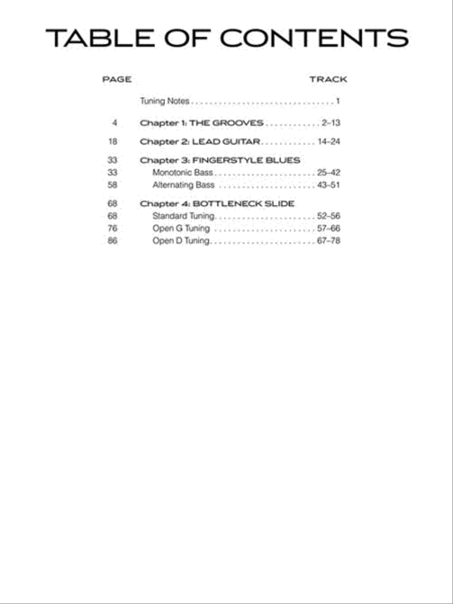 Blues Guitar Lesson Anthology Electric Guitar scores gallery preview page 3
